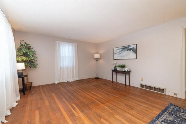 interior space featuring hardwood / wood-style flooring