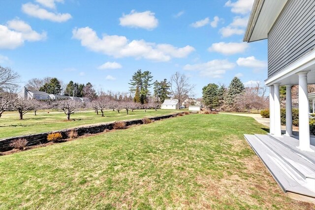 view of yard