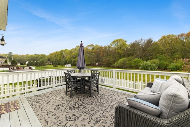 42 Britton St, Raynham, MA 02767 - deck featuring outdoor dining space