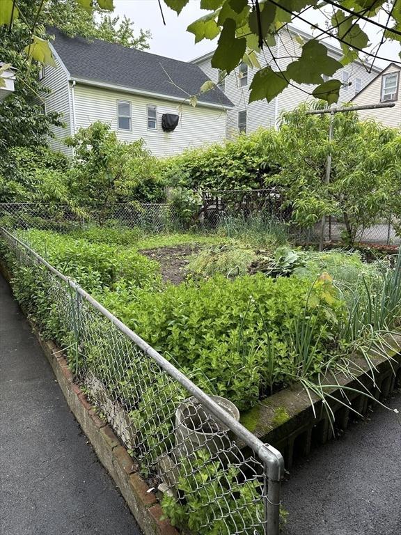 50 Keene St, Lowell, MA 01852 - view of yard with a vegetable garden