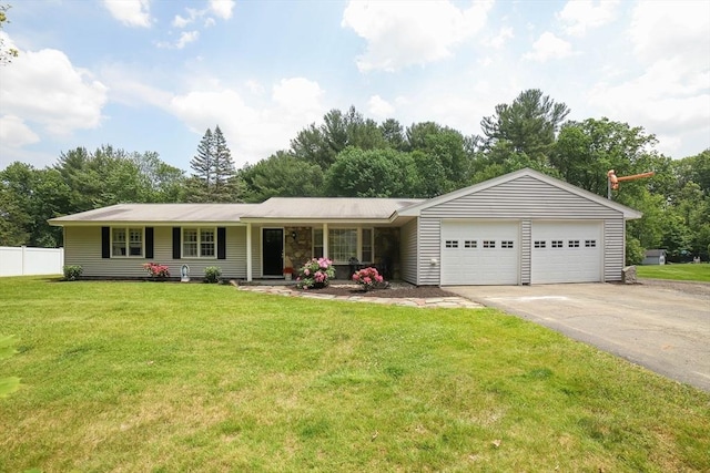 40 Old Stage Rd, Chelmsford, MA 01824 - single story home featuring an attached garage and driveway