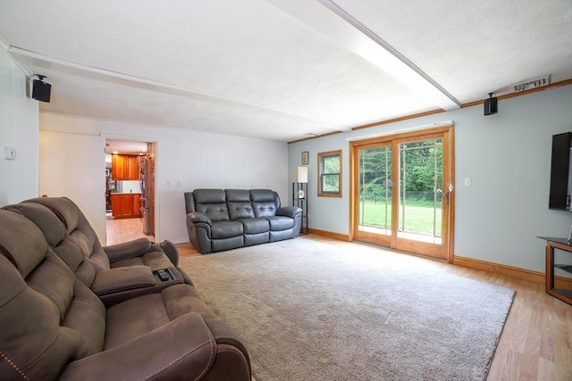 40 Old Stage Rd, Chelmsford, MA 01824 - living room featuring wood finished floors and baseboards