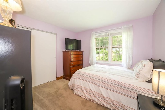 40 Old Stage Rd, Chelmsford, MA 01824 - bedroom with light carpet and a closet