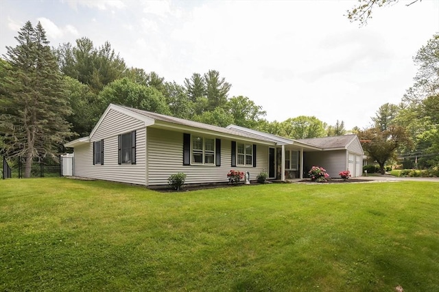 40 Old Stage Rd, Chelmsford, MA 01824 - ranch-style house featuring a garage and driveway