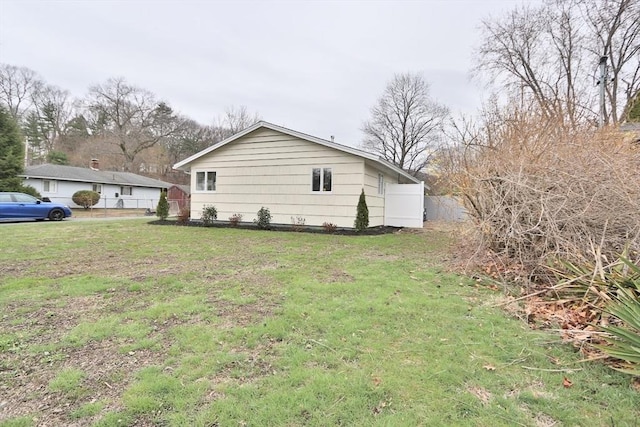 view of side of property