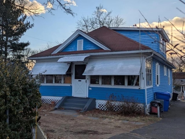 view of front of home