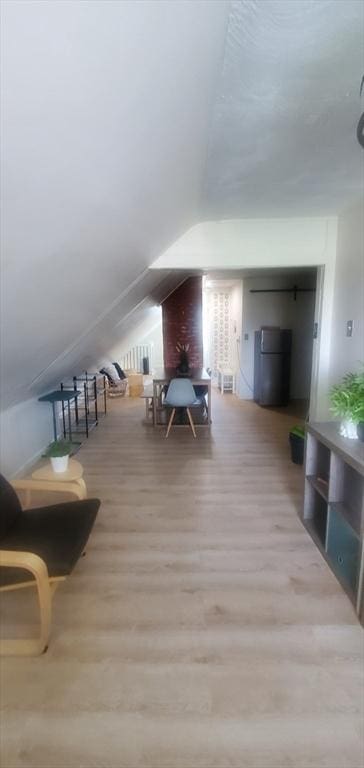 10 Monroe, Springfield, MA 01109 - additional living space with wood finished floors and lofted ceiling