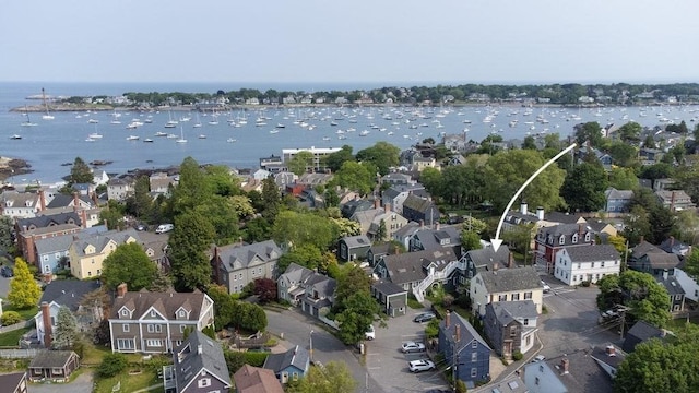 8 Franklin St Unit 18, Marblehead, MA 01945 - view of property location with nearby suburban area and a large body of water