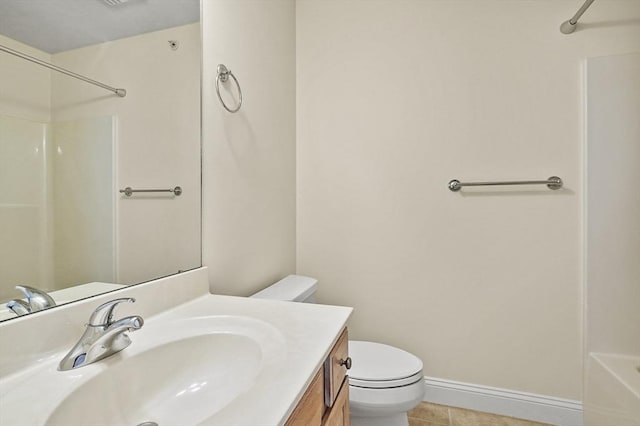 508 Linwood Ct Unit 508, Clinton, MA 01510 - bathroom with a shower, vanity, and tile patterned floors