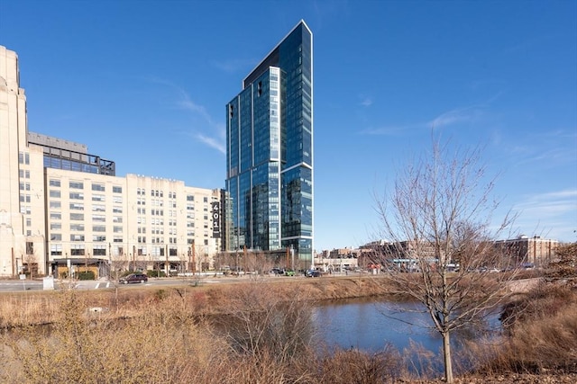 view of property featuring a water view