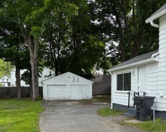 1098 Pleasant St, Palmer, MA 01069 - view of detached garage