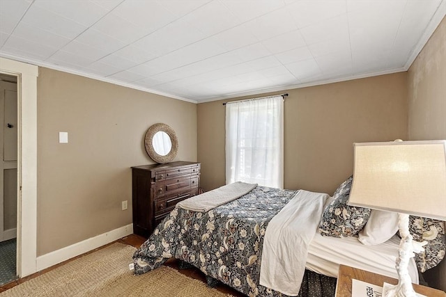 24 Summit Ave, Chelmsford, MA 01824 - bedroom featuring crown molding, baseboards, and wood finished floors
