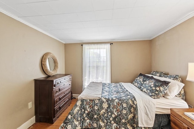 24 Summit Ave, Chelmsford, MA 01824 - bedroom with crown molding, light wood-style flooring, and baseboards