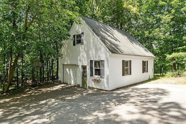 24 Summit Ave, Chelmsford, MA 01824 - view of outbuilding featuring asphalt driveway