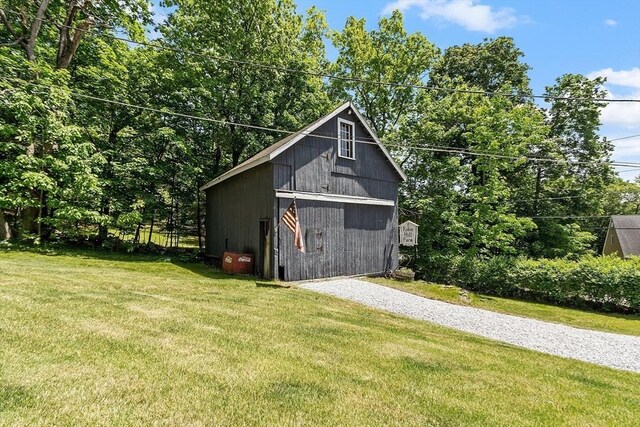 24 Summit Ave, Chelmsford, MA 01824 - view of barn featuring a lawn