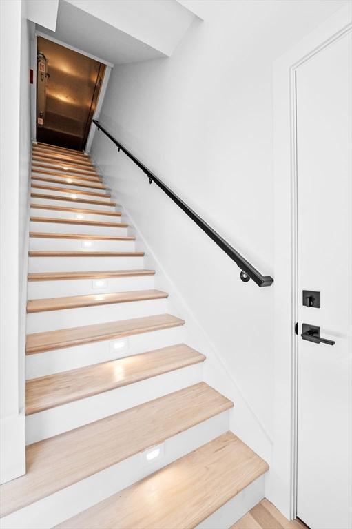 view of stairs