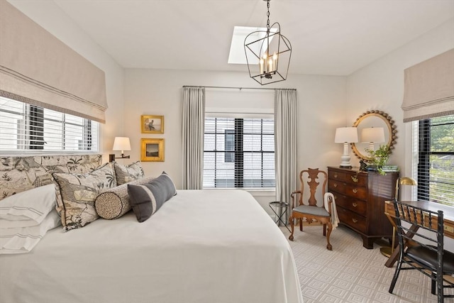350 Bradford St Unit 7, Provincetown, MA 02657 - bedroom featuring a chandelier