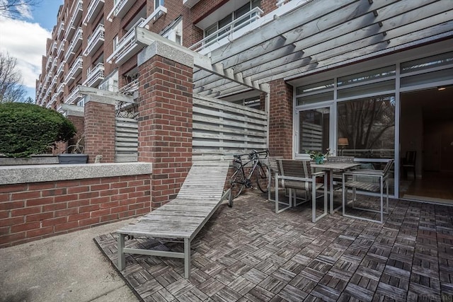 view of patio / terrace with outdoor dining space
