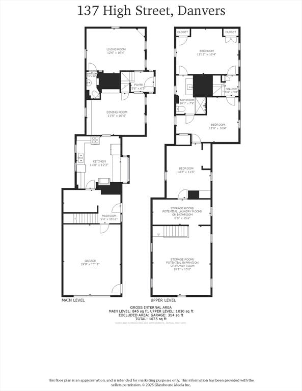 137 High St, Danvers, MA 01923 - view of room layout