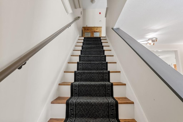 42 Sycamore Dr Unit 42, Leominster, MA 01453 - stairway with wood finished floors