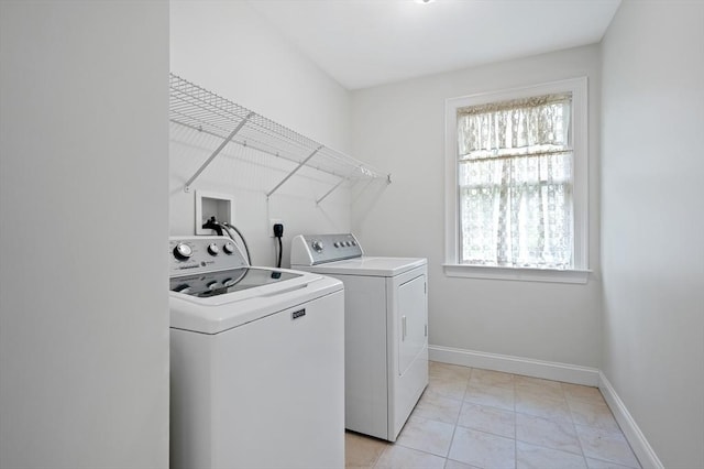 136 Howard St, Northborough, MA 01532 - washroom featuring washer and dryer, light marble finish flooring, and baseboards