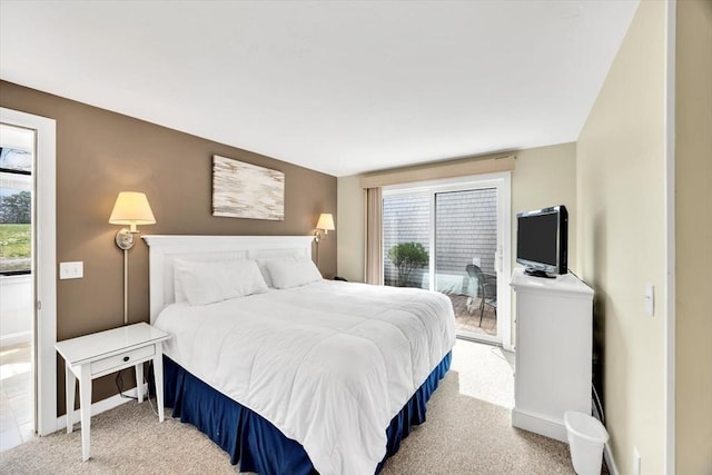 10 Lanyard Way Unit 7239, Mashpee, MA 02649 - bedroom featuring access to outside, carpet, and baseboards