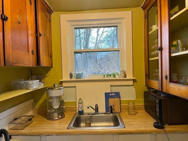 kitchen featuring sink