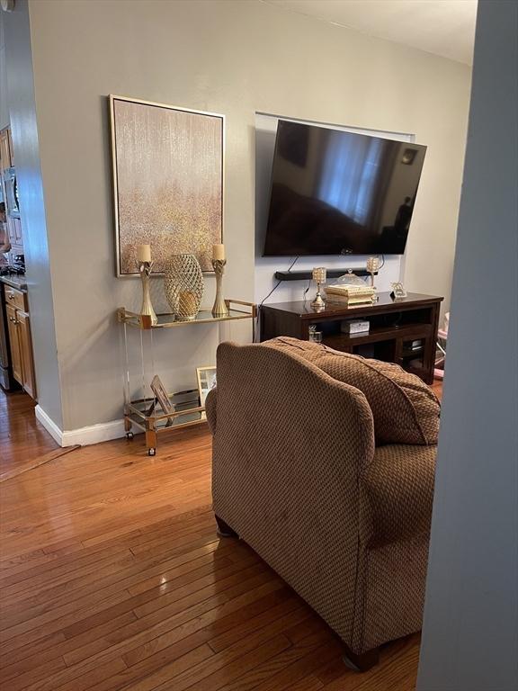 9 Cedar St, Lynn, MA 01905 - living room featuring hardwood / wood-style floors