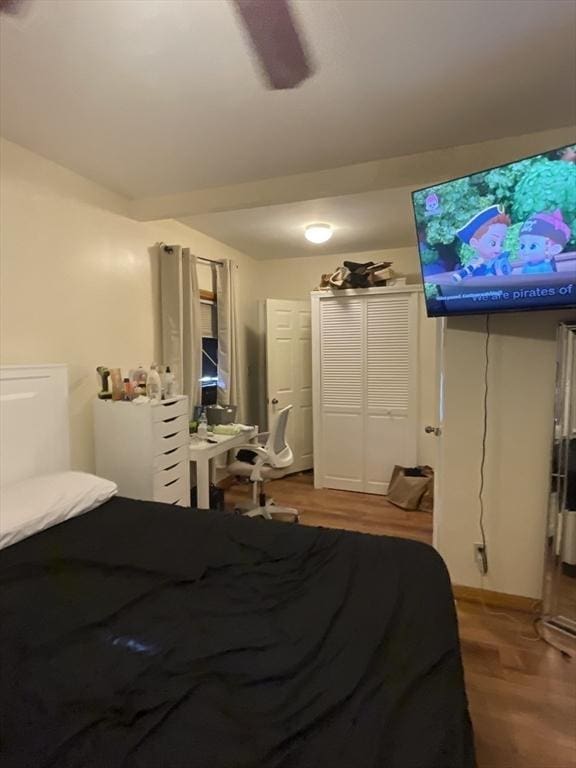 9 Cedar St, Lynn, MA 01905 - bedroom with light wood finished floors