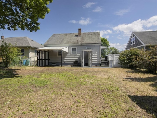 33 Altoona Rd, Dedham, MA 02026 - back of property with a chimney