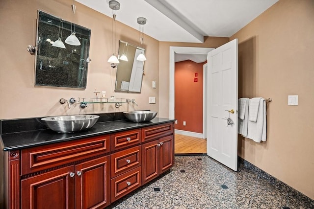 44 Southpoint Ln, Ipswich, MA 01938 - full bathroom with granite tiled floors and double vanity