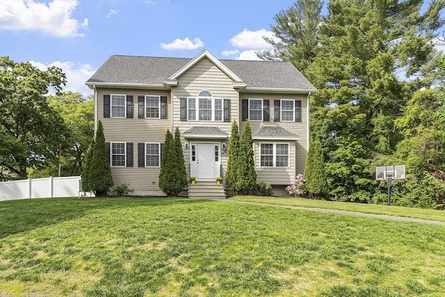 18 Railroad Ave, Wilmington, MA 01887 - colonial house with roof with shingles
