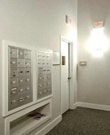 interior space with mail boxes