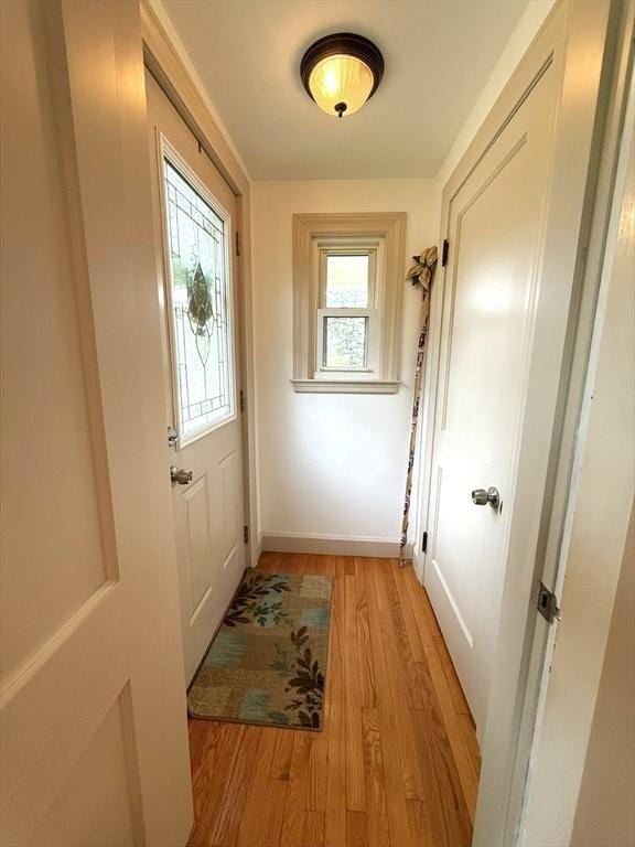 4 Perryville Rd, Webster, MA 01570 - doorway with light wood finished floors and baseboards