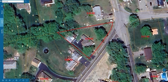 4 Perryville Rd, Webster, MA 01570 - aerial map of property and surrounding area featuring property parcel outlined