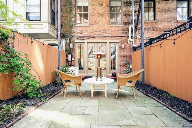 44 Dartmouth St Unit 1, Boston, MA 02116 - view of patio with a fenced backyard