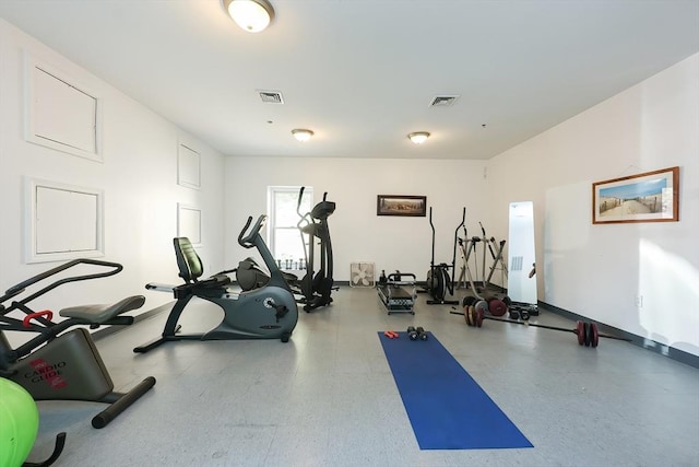 view of exercise room