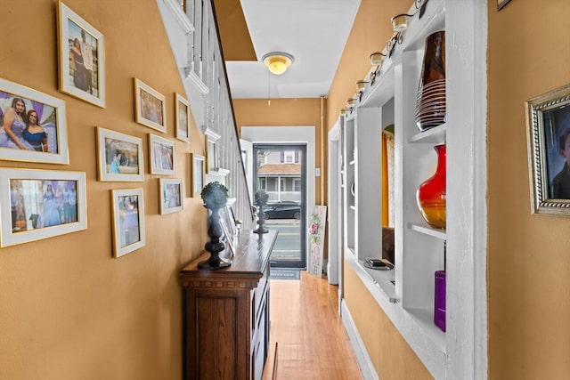 209 Grove St, Brockton, MA 02302 - corridor with light wood finished floors
