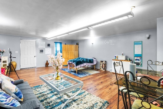 209 Grove St, Brockton, MA 02302 - living area with wood finished floors and baseboards