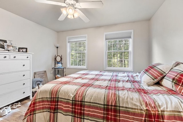 935 Old Keene Rd, Athol, MA 01331 - bedroom featuring ceiling fan and wood finished floors