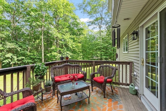 935 Old Keene Rd, Athol, MA 01331 - deck featuring an outdoor living space