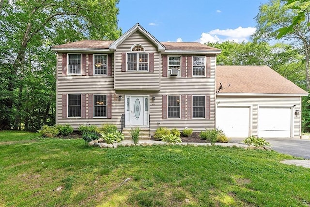 935 Old Keene Rd, Athol, MA 01331 - view of front of home featuring asphalt driveway, an attached garage, entry steps, and a front yard