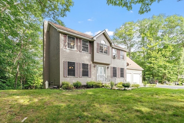 935 Old Keene Rd, Athol, MA 01331 - view of front of property with a chimney, a front yard, and a garage