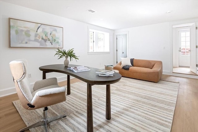 178 Ivy St, Brookline, MA 02446 - home office featuring wood finished floors and baseboards