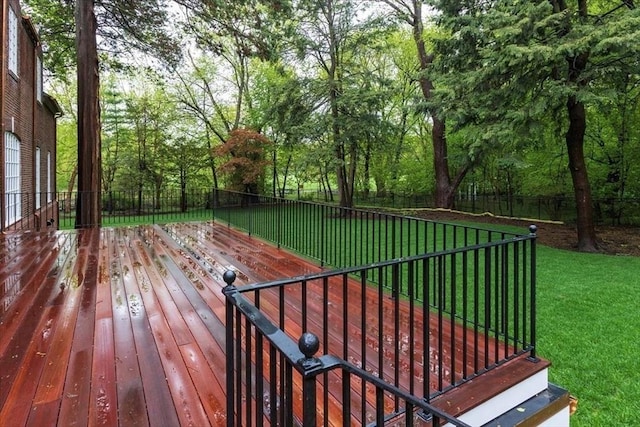 178 Ivy St, Brookline, MA 02446 - wooden terrace featuring view of wooded area
