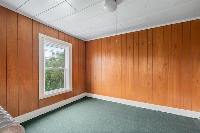 300-302 Main St, Gloucester, MA 01930 - unfurnished room featuring carpet flooring and wood walls