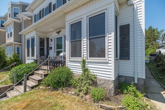 300-302 Main St, Gloucester, MA 01930 - view of front facade with a porch