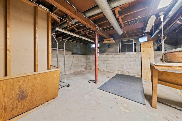 32 Standish Ave, Plymouth, MA 02360 - view of unfinished basement