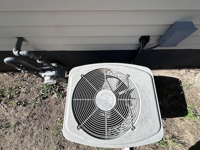 exterior details featuring ac unit
