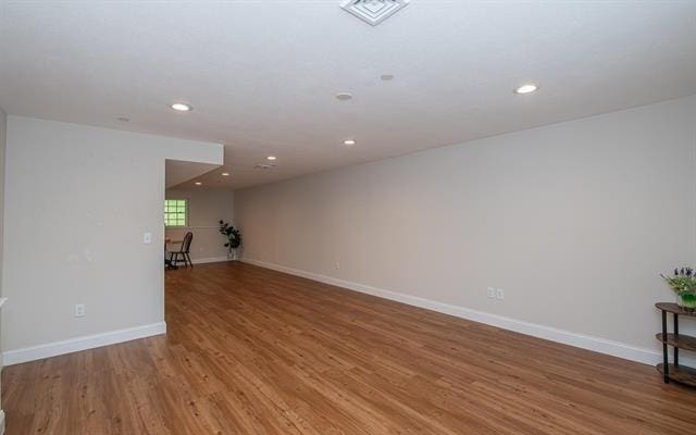 41 Winchester Unit 0, Hampstead, NH 03826 - spare room featuring light wood-style floors, recessed lighting, and baseboards